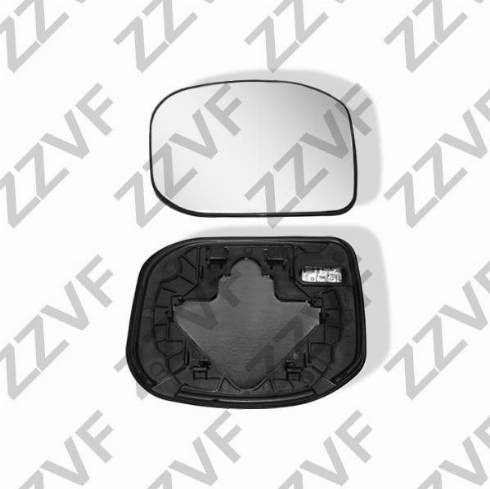 ZZVF ZVH02101R - Spoguļstikls, Ārējais atpakaļskata spogulis www.autospares.lv