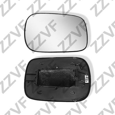 ZZVF ZVVO1103L - Spoguļstikls, Ārējais atpakaļskata spogulis www.autospares.lv