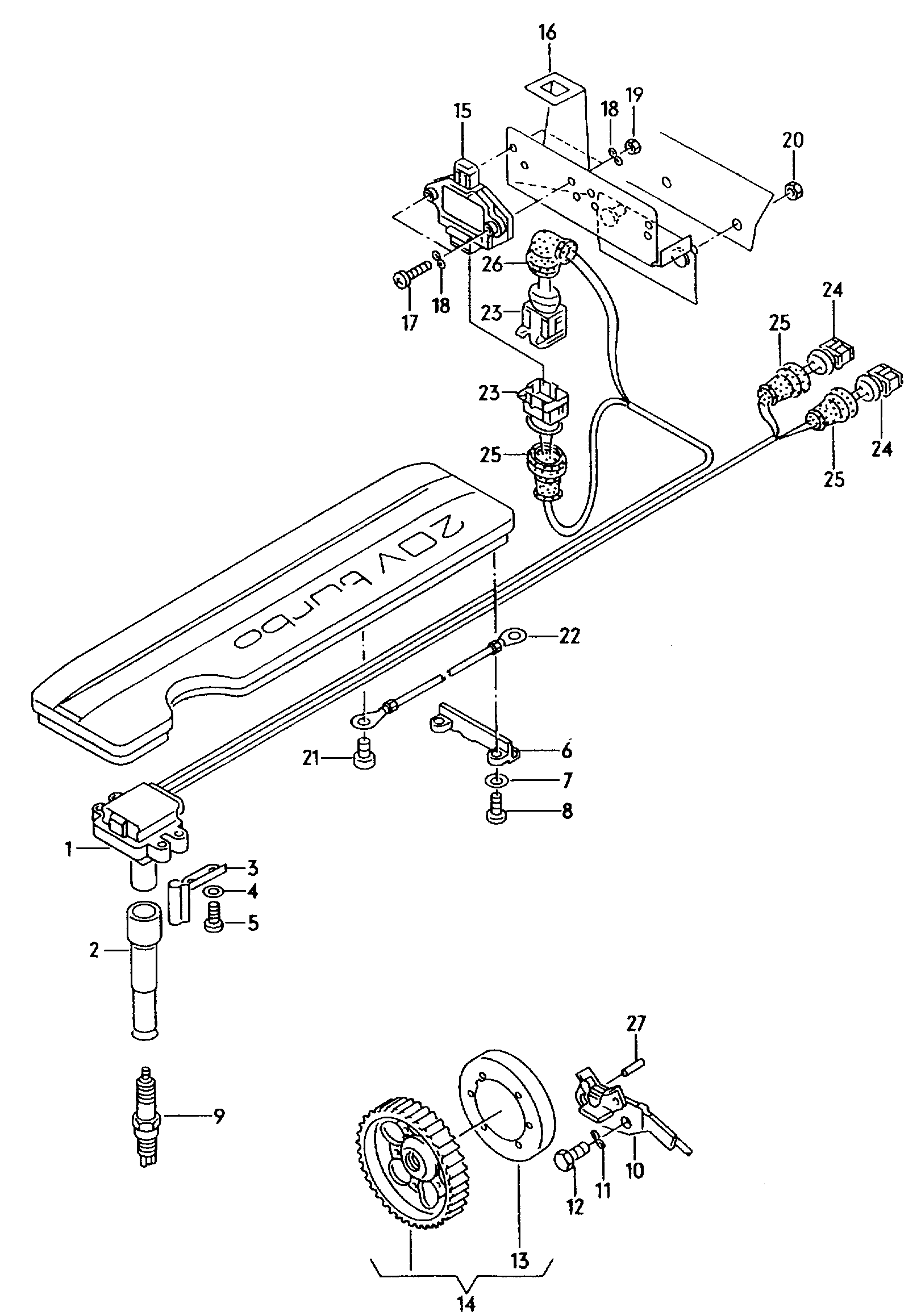 VAG 101 000 016AA - Aizdedzes svece autospares.lv