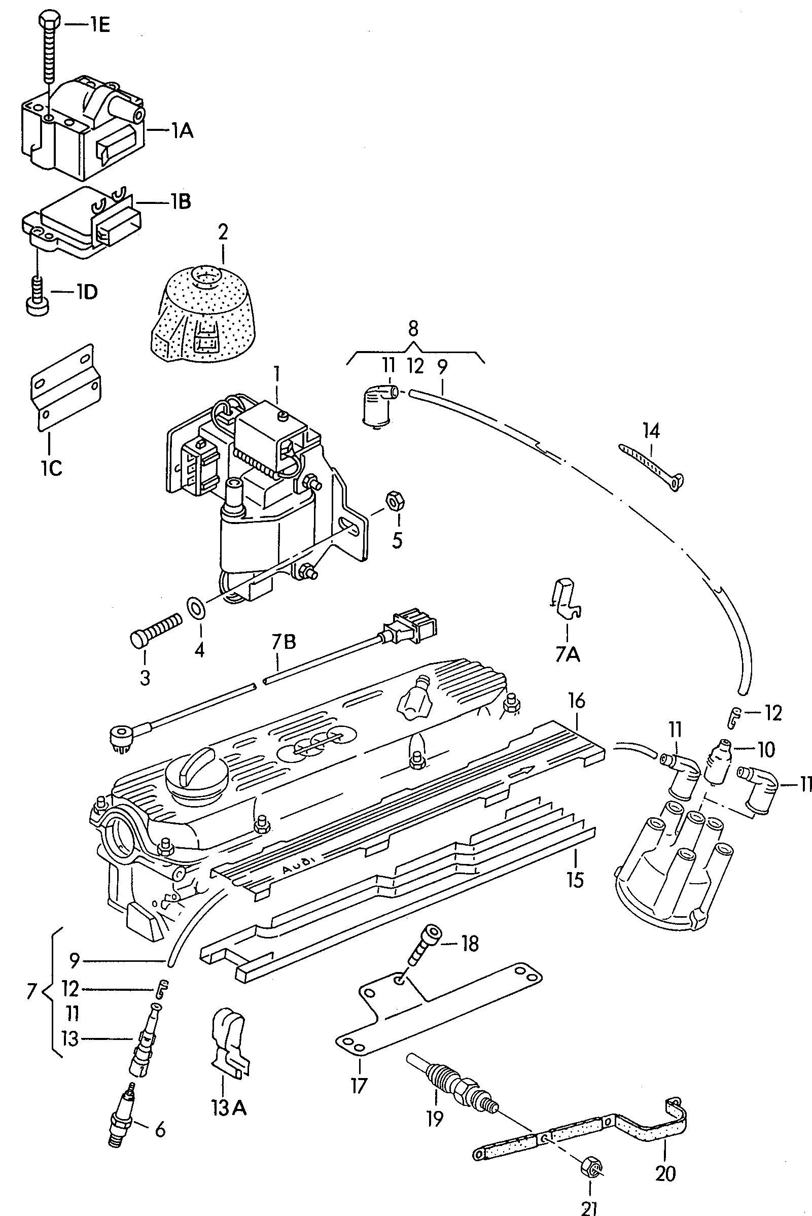 Seat 101 000 033 AB - Свеча зажигания www.autospares.lv