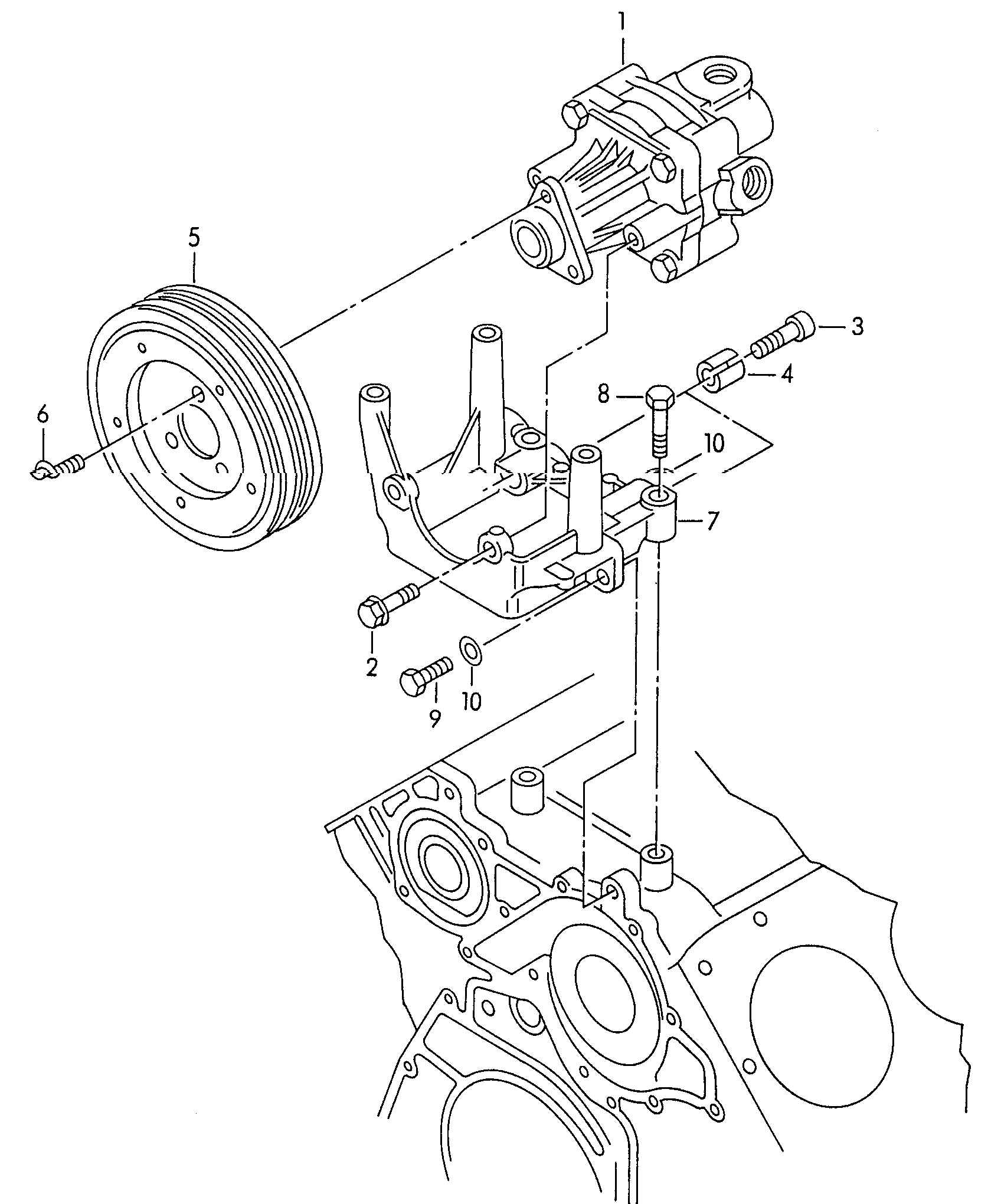 AUDI 8D0145156F - Hydraulic Pump, steering system www.autospares.lv