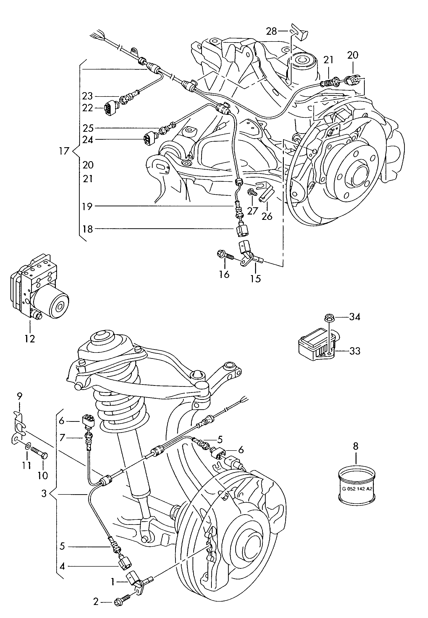 AUDI 4E0 927 803 D - Devējs, Riteņu griešanās ātrums www.autospares.lv