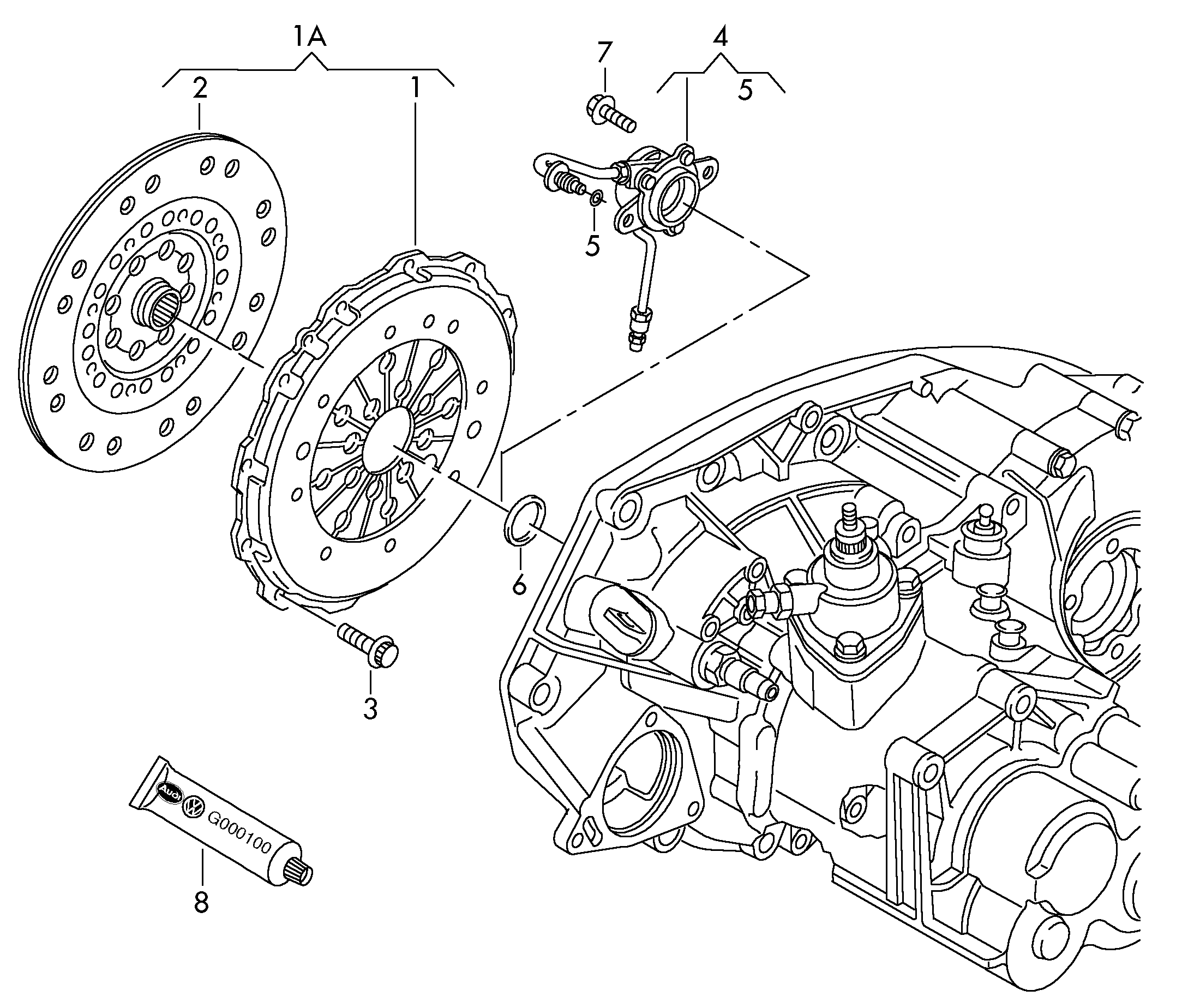 Skoda 06A141025K - Sajūga komplekts autospares.lv