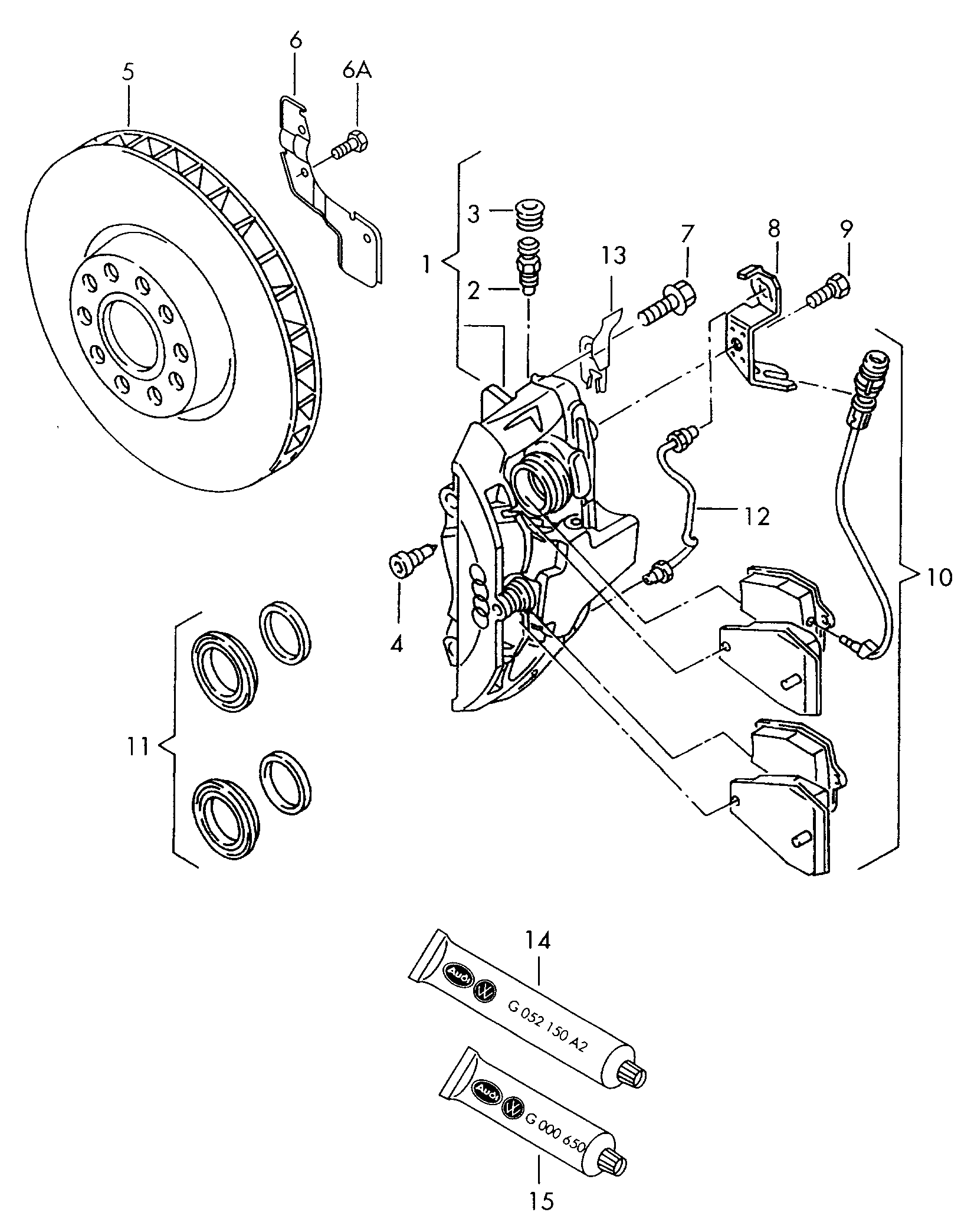 Skoda 8E0 615 301 AD - Bremžu diski autospares.lv