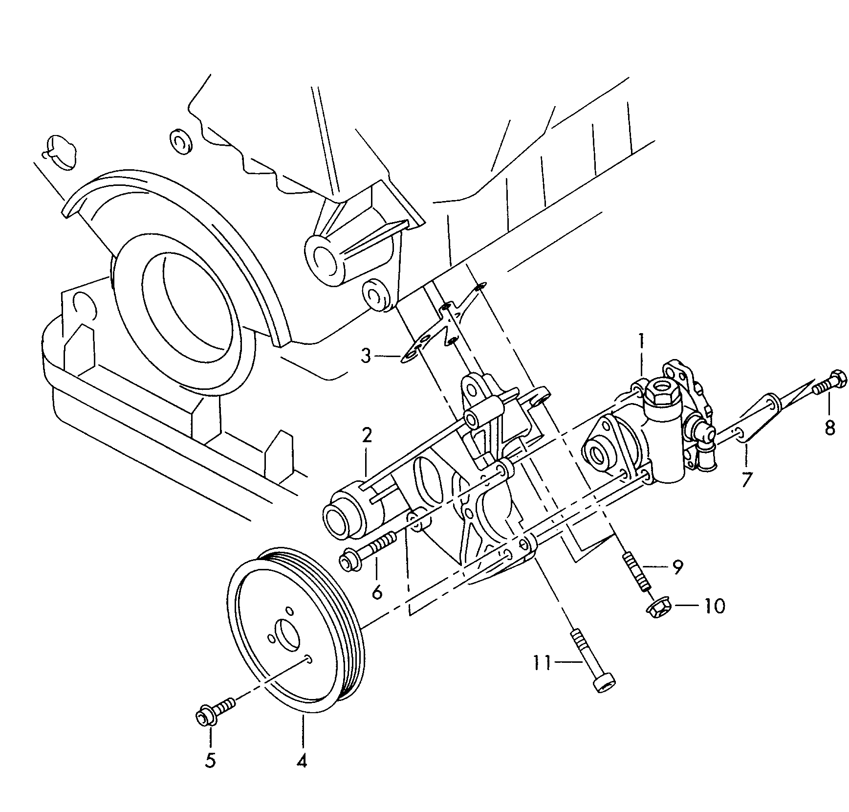 VW 4B0145155RX - Hydraulic Pump, steering system www.autospares.lv