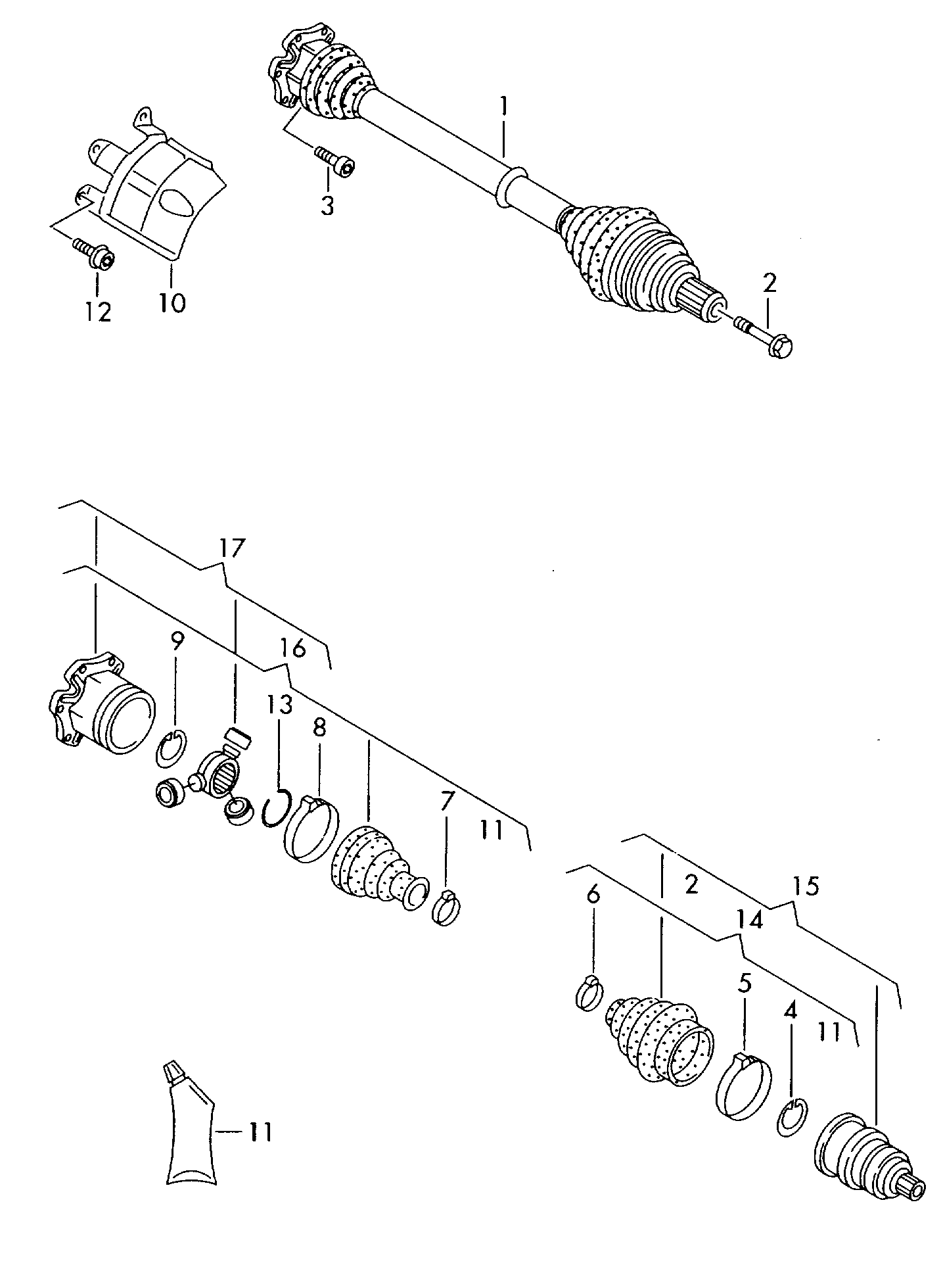 Skoda 8K0498201B - Putekļusargs, Piedziņas vārpsta autospares.lv