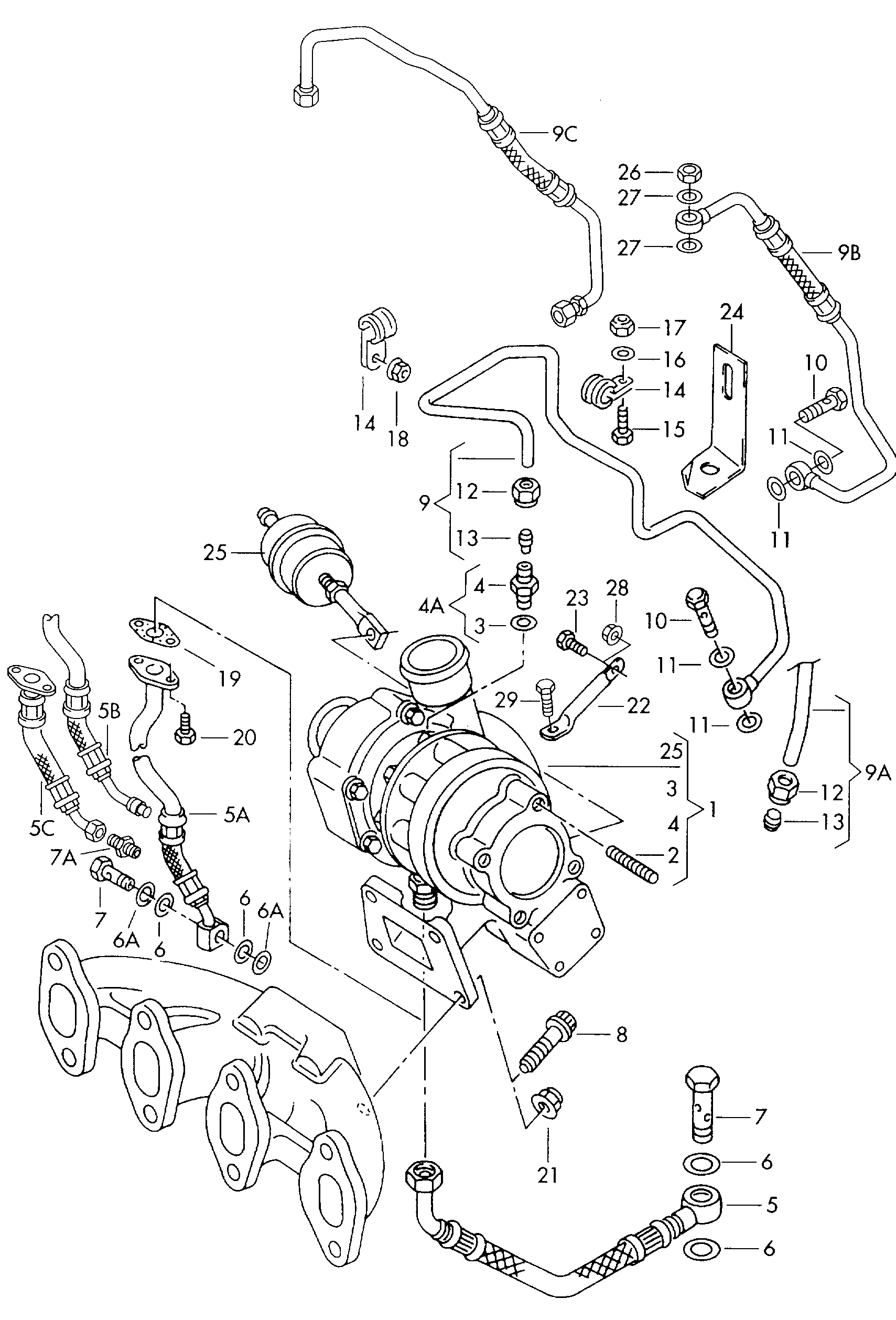 Seat 028145702 - Serdeņa bloks, Turbokompresors autospares.lv