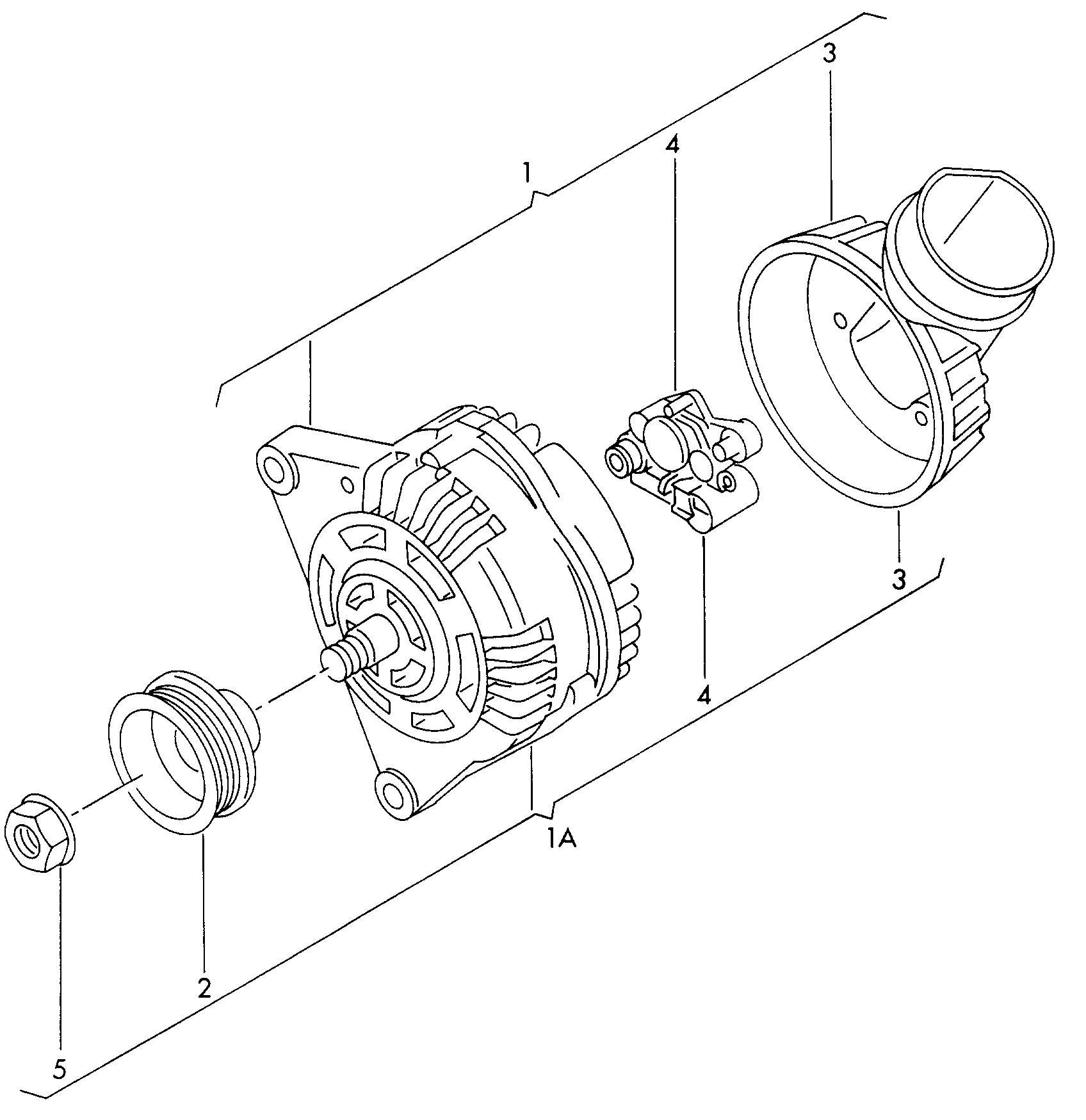 Skoda 03D 903 119 A - Piedziņas skriemelis, Ģenerators autospares.lv