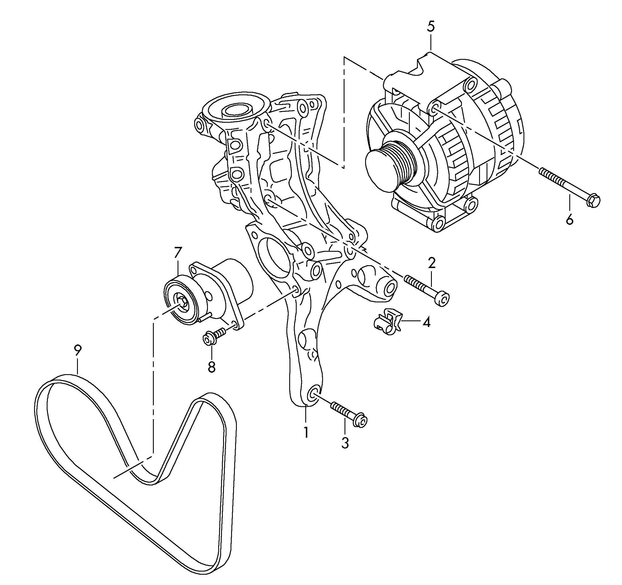 Seat 06L 903 133 D - Belt Tensioner, v-ribbed belt www.autospares.lv