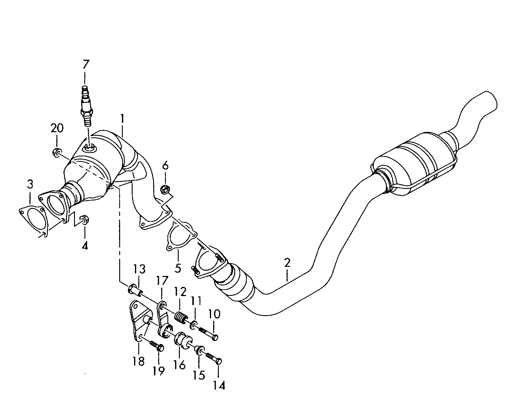 Seat 8K0253115H - Gasket, exhaust manifold www.autospares.lv