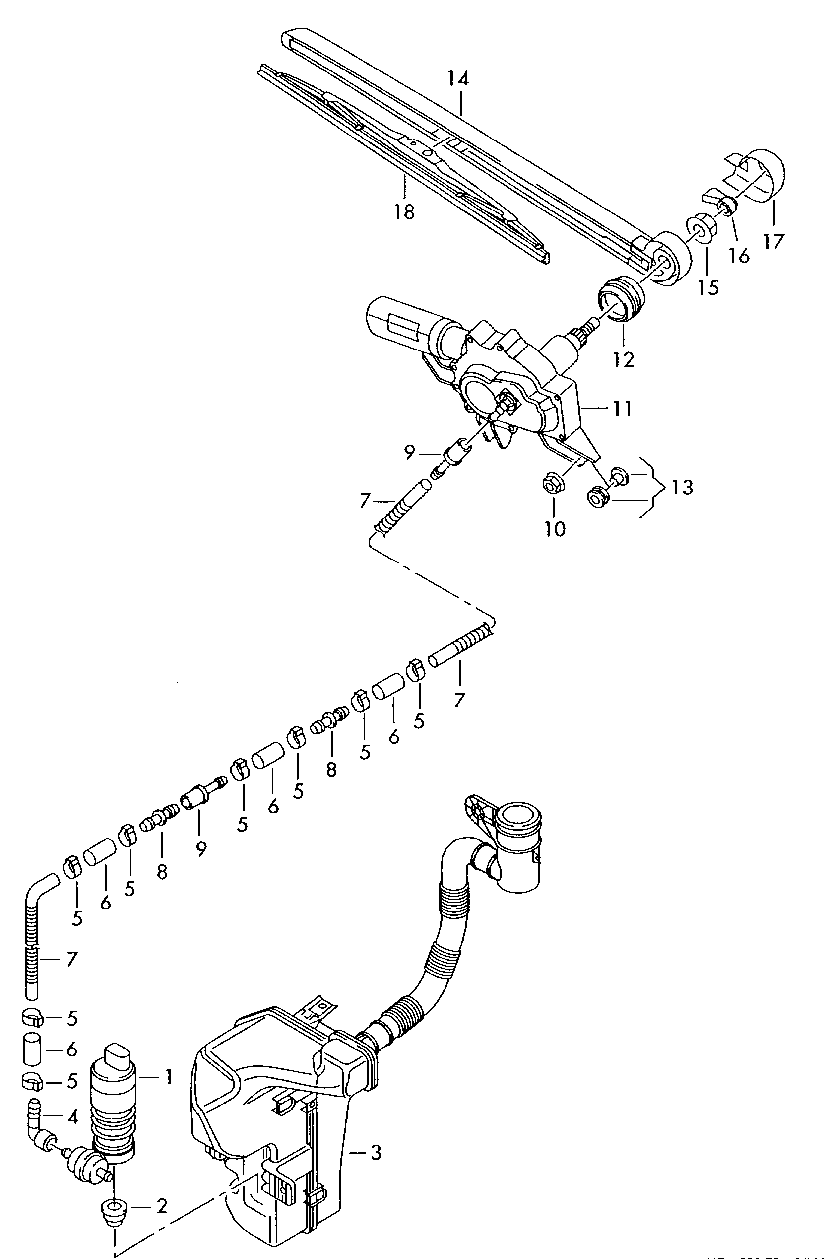 AUDI 8X4955425 - Щетка стеклоочистителя www.autospares.lv