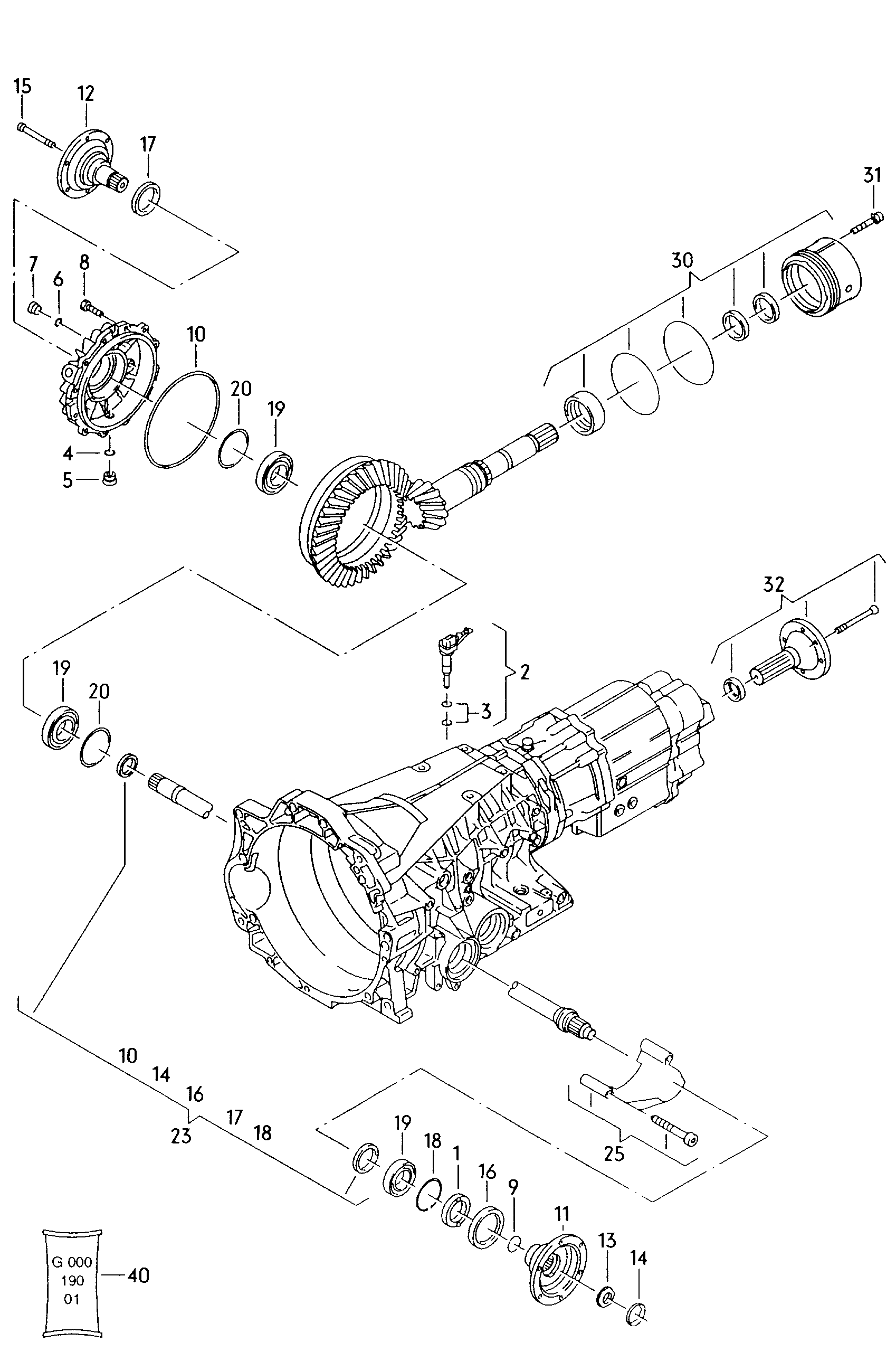 VAG N  0123191 - Riteņa rumbas gultņa komplekts autospares.lv