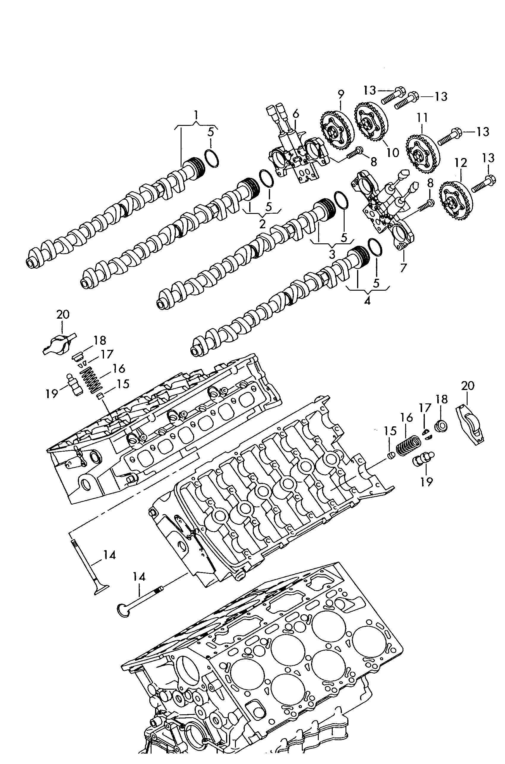 AUDI 022 109 423 B - Bīdītājs autospares.lv