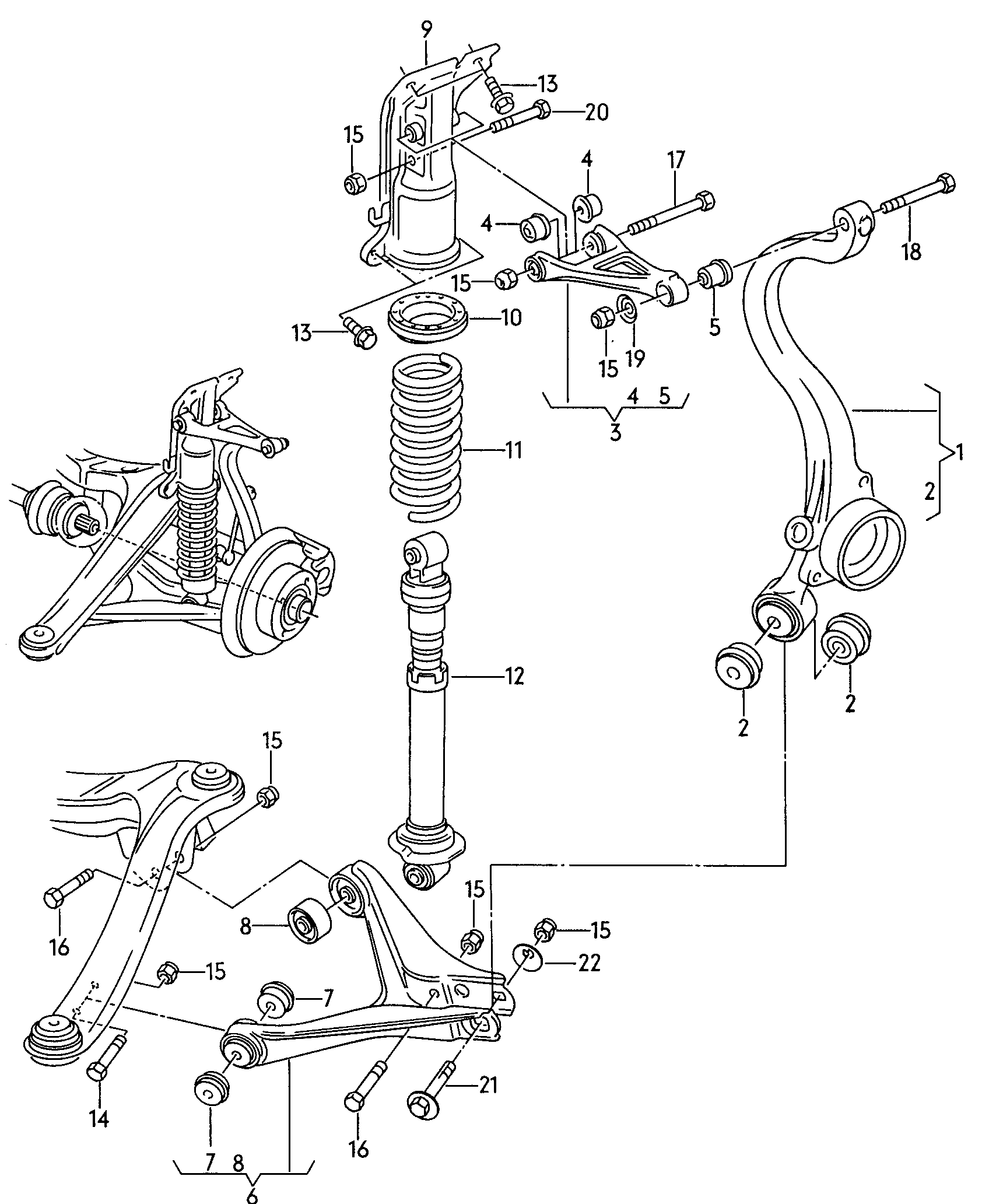 AUDI 8D0 511 247 - Piekare, Šķērssvira autospares.lv