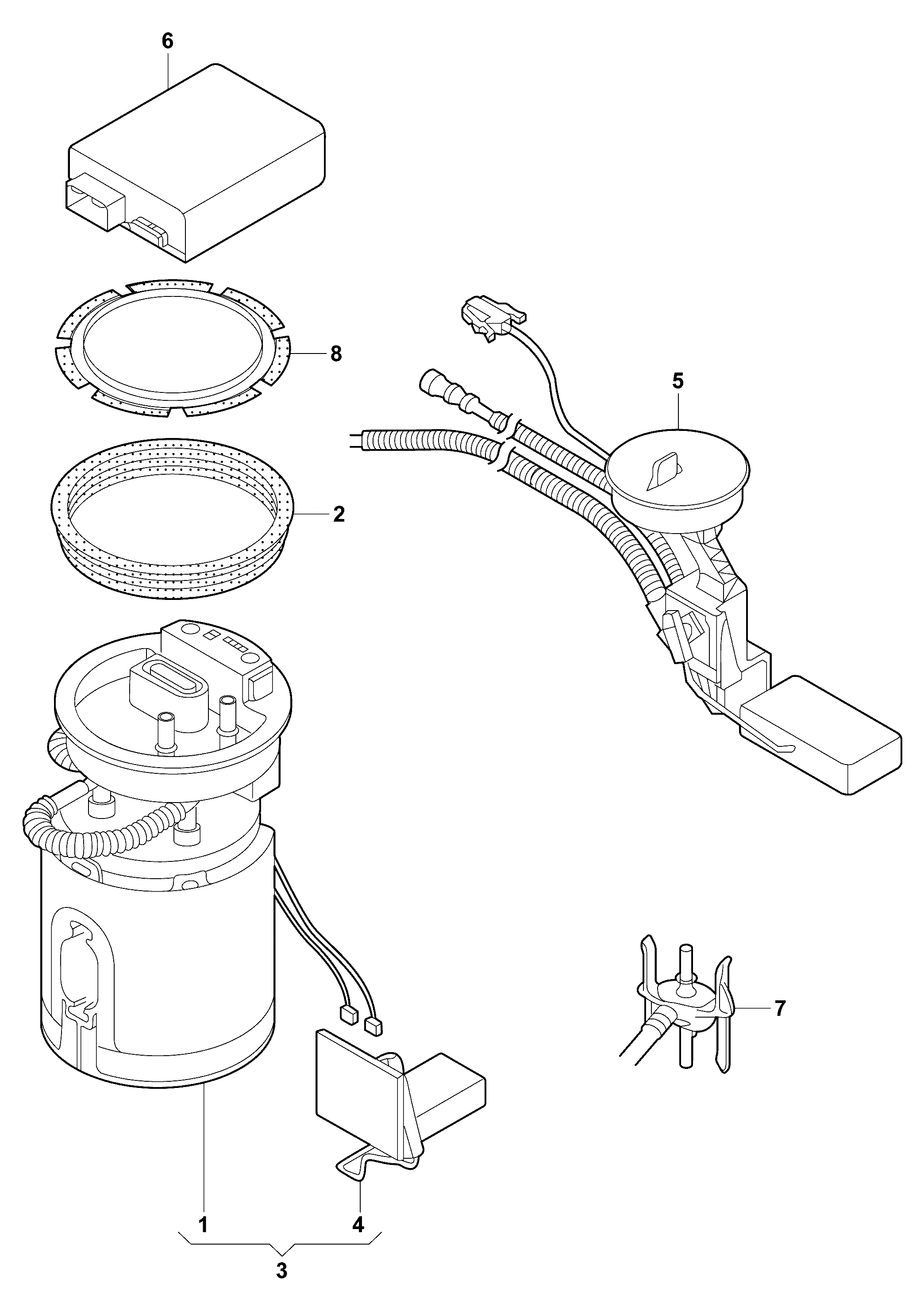 Seat 8Z0919051A - Degvielas sūknis autospares.lv