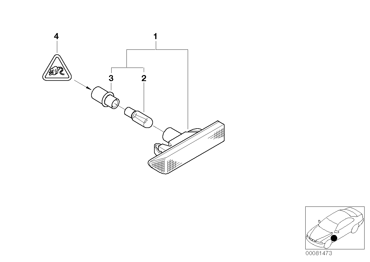 BMW 6313 2 269 480 - Kvēlspuldze, Pamatlukturis autospares.lv