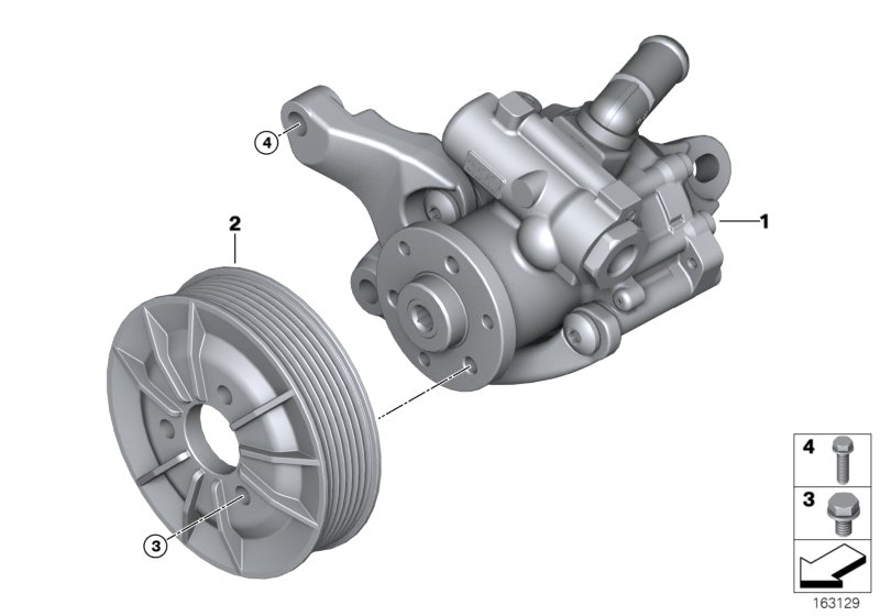 BMW 32 41 2 283 041 - Hydraulic Pump, steering system www.autospares.lv