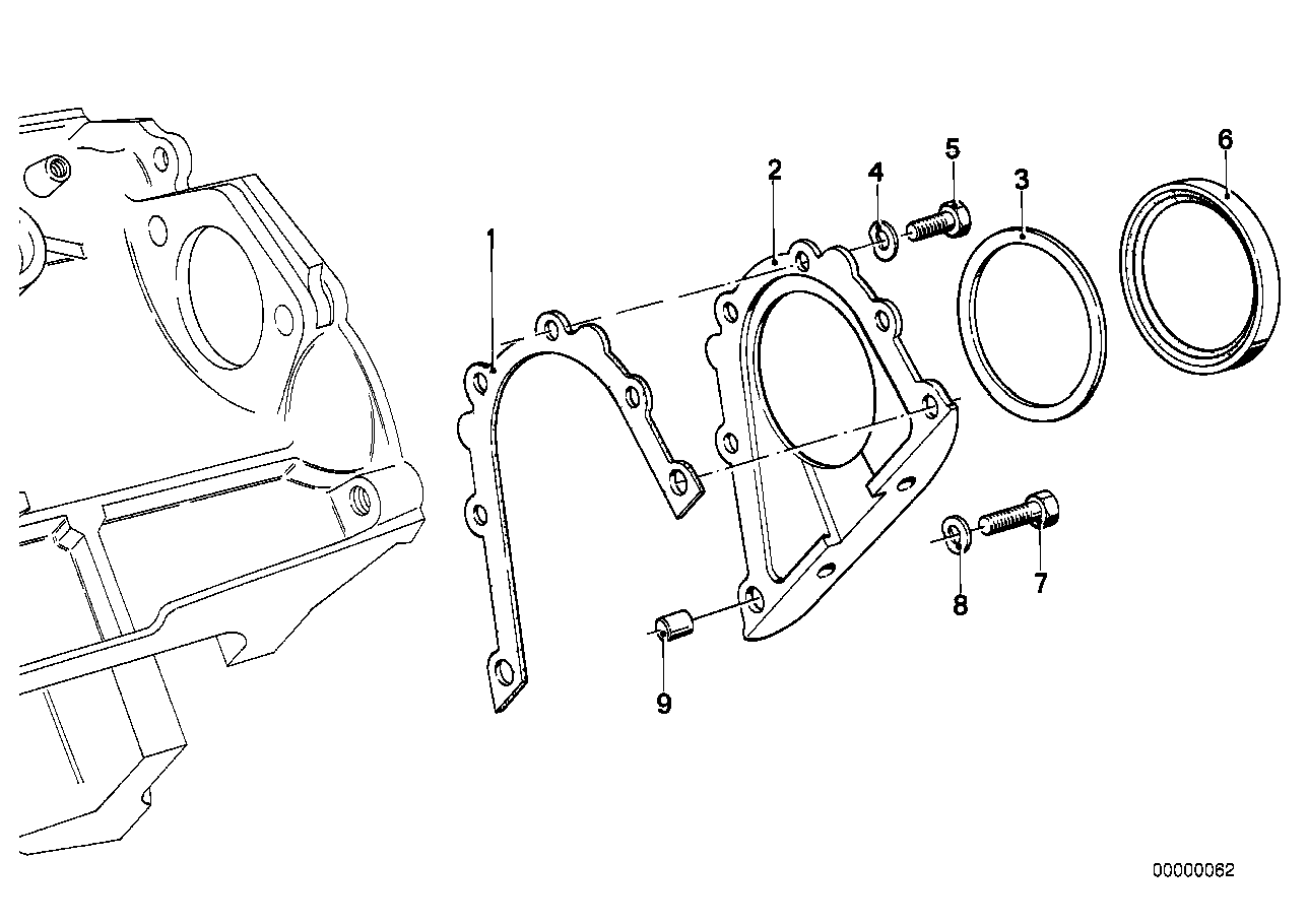 BMW 11 14 1 706 785 - Shaft Seal, crankshaft www.autospares.lv