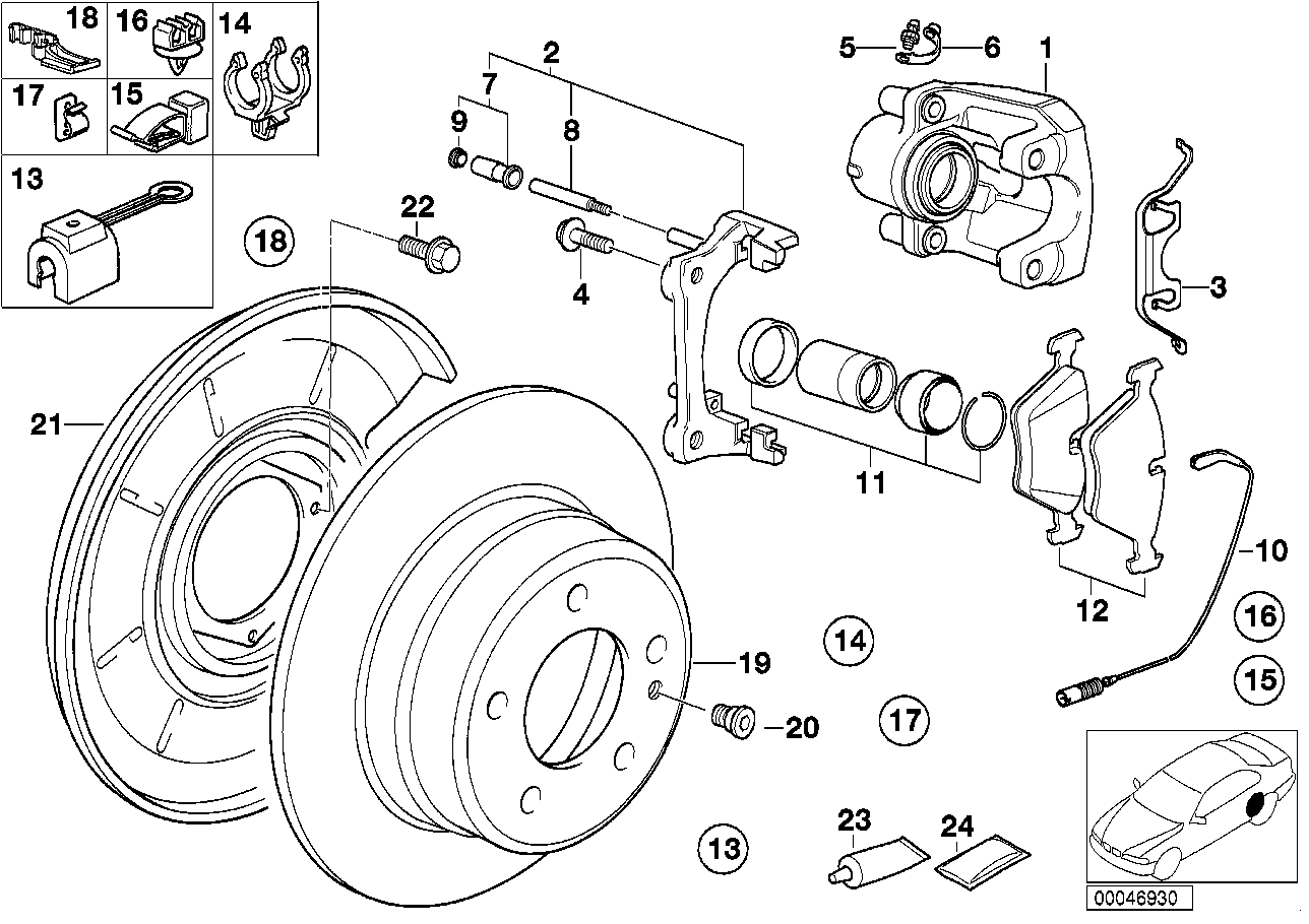 BMW 34211164397 - Тормозной суппорт www.autospares.lv