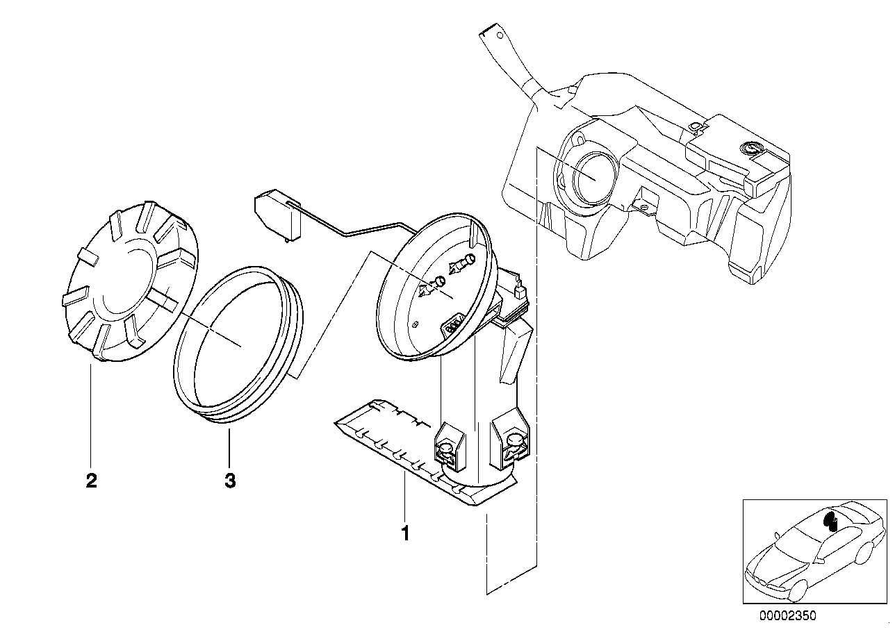 BMW 16 14 6 756 323 - Degvielas sūknis autospares.lv