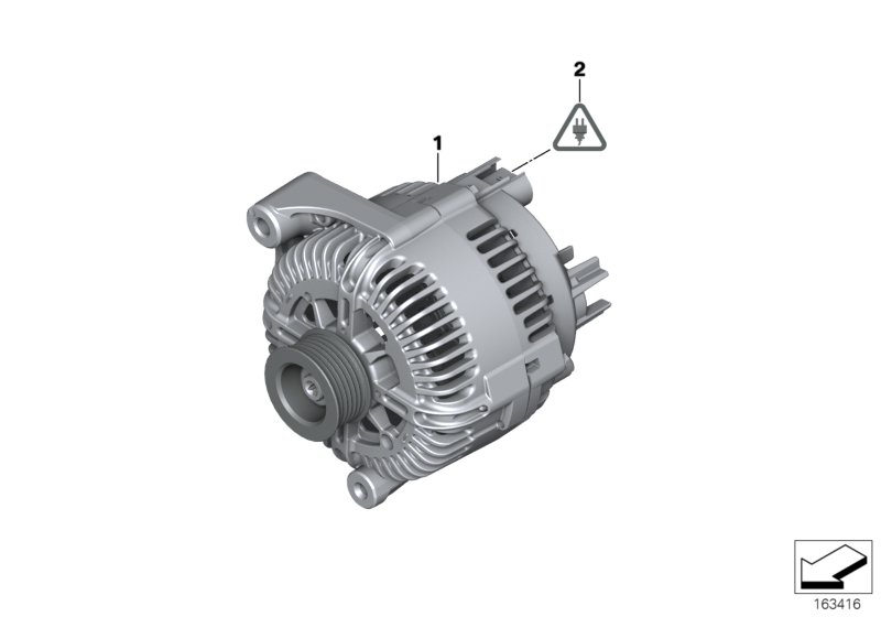 Mini 12 31 7 558 220 - Piedziņas skriemelis, Ģenerators autospares.lv