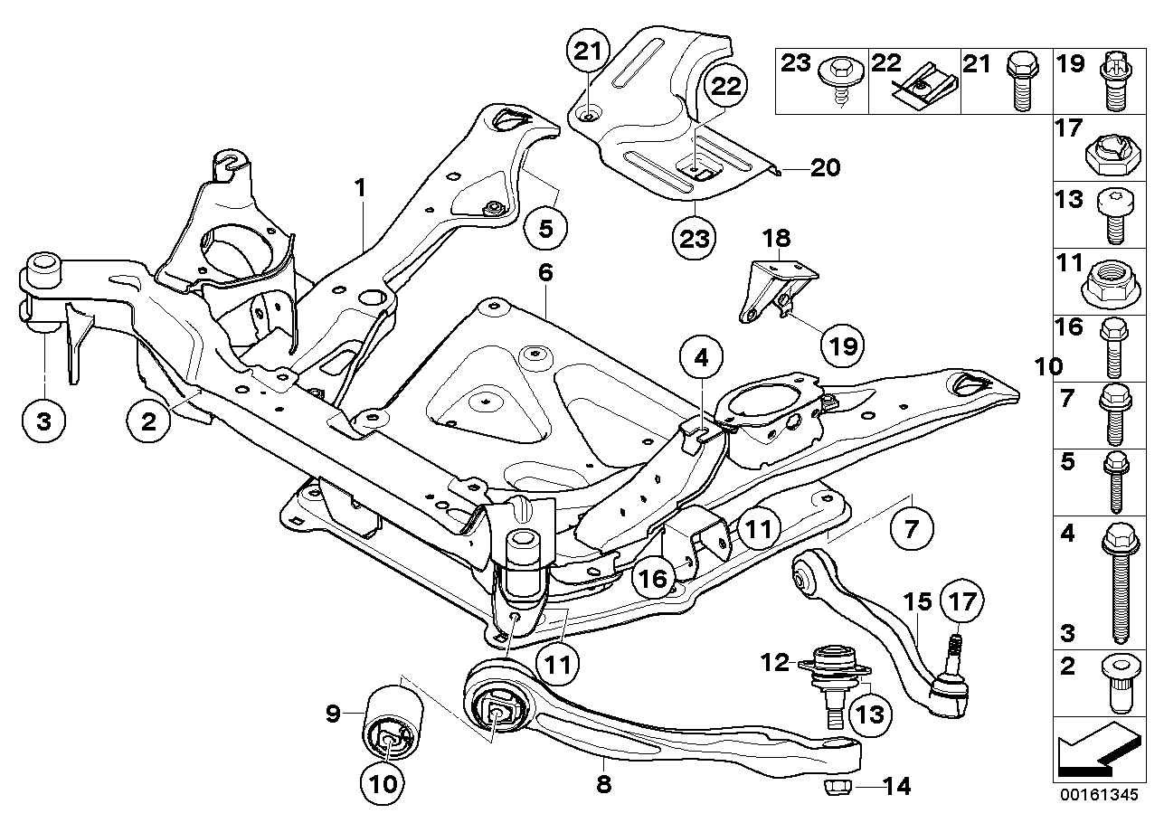 BMW 31 10 6 770 685 - Neatkarīgās balstiekārtas svira, Riteņa piekare autospares.lv