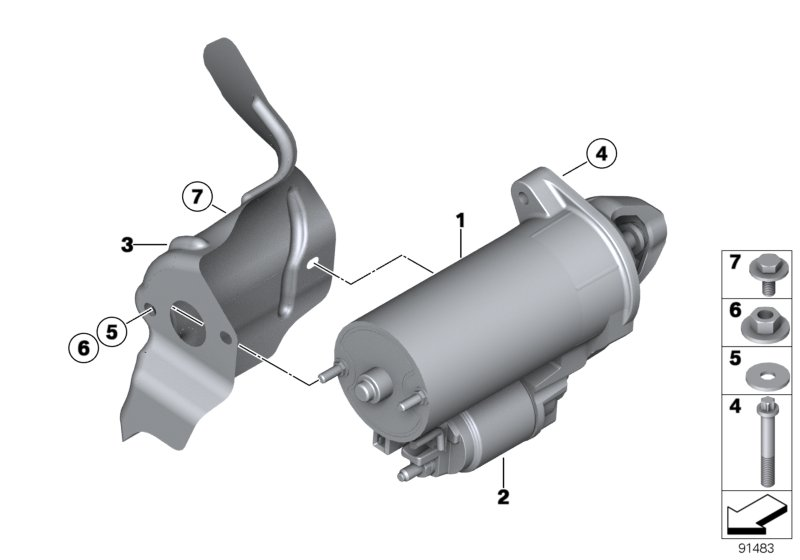 BMW 12417579155 - Starteris www.autospares.lv