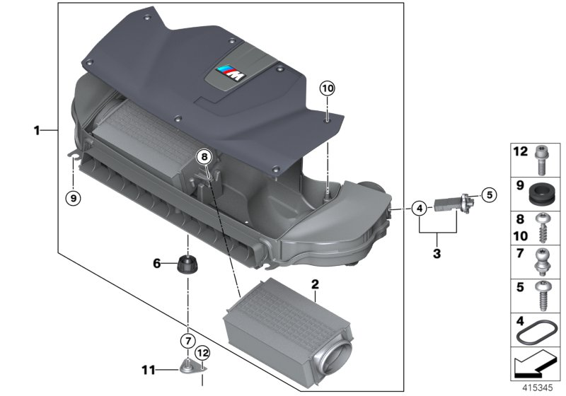 BMW 13717850055 - Gaisa filtrs www.autospares.lv