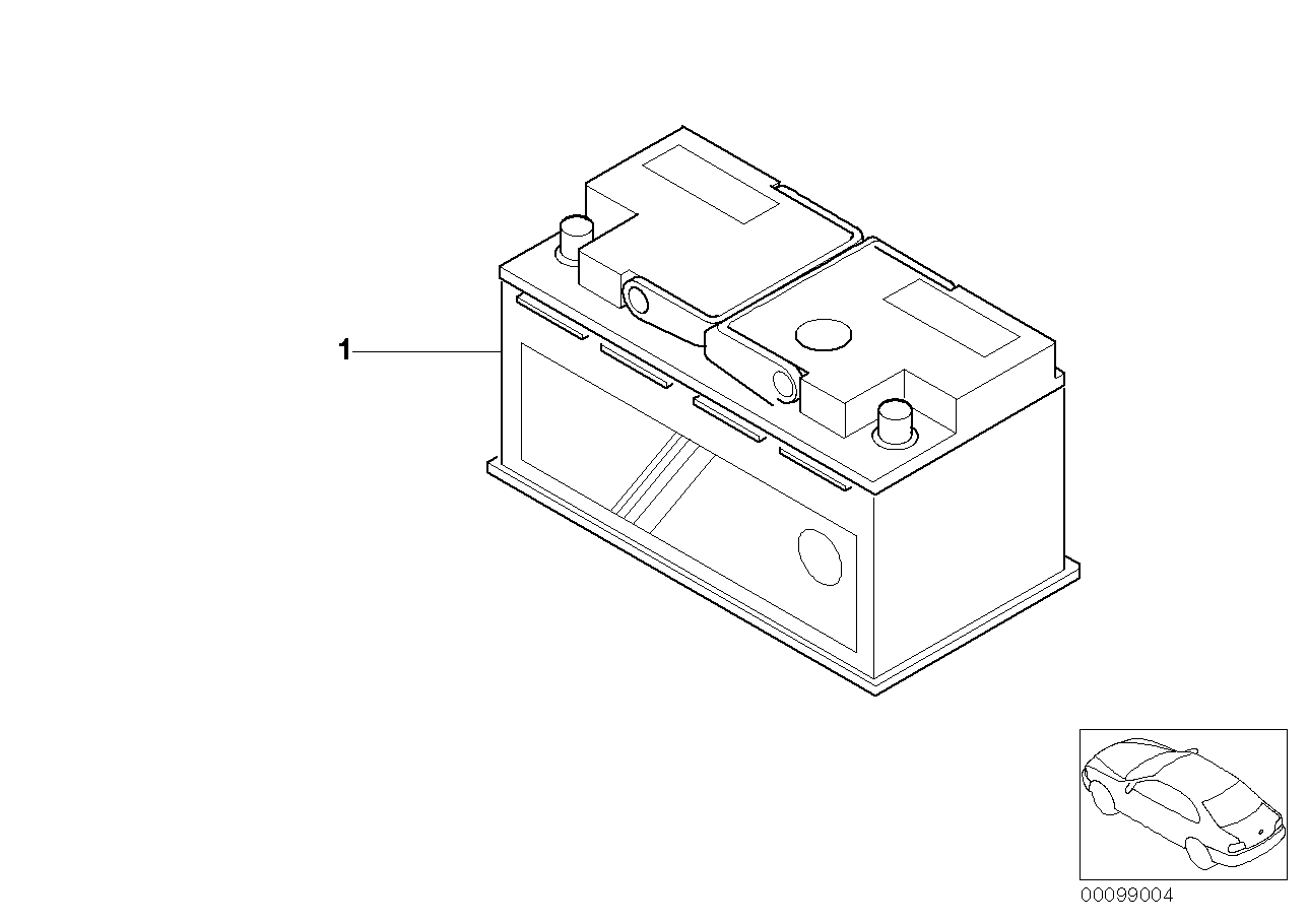 Mini 61218377139 - Startera akumulatoru baterija autospares.lv