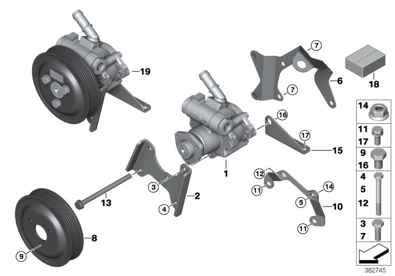 BMW 32 41 1 097 149 - Hydraulic Pump, steering system www.autospares.lv