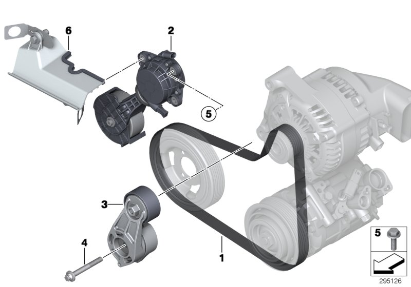 Mini 11 28 7 598 832 - Ролик, поликлиновый ремень www.autospares.lv