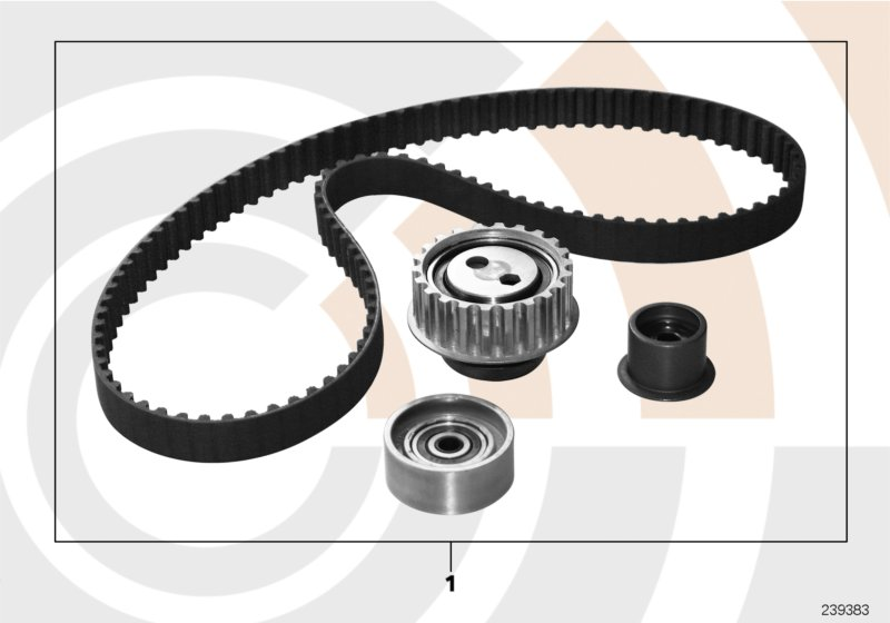 BMW 11 31 7 621 021 - Zobsiksnas komplekts autospares.lv