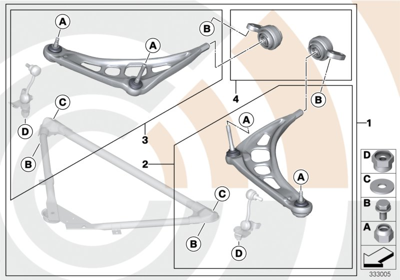 BMW 31 12 2 343 358 - Track Control Arm www.autospares.lv