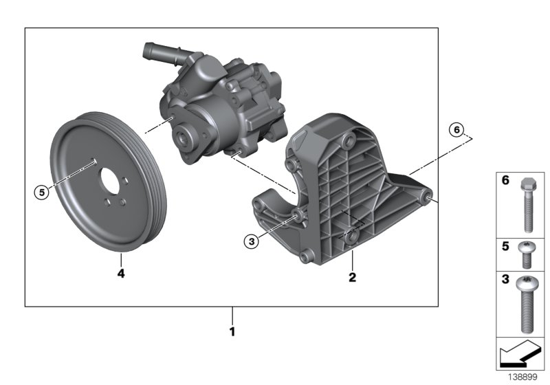 BMW 32 41 6 768 155 - Hydraulic Pump, steering system www.autospares.lv