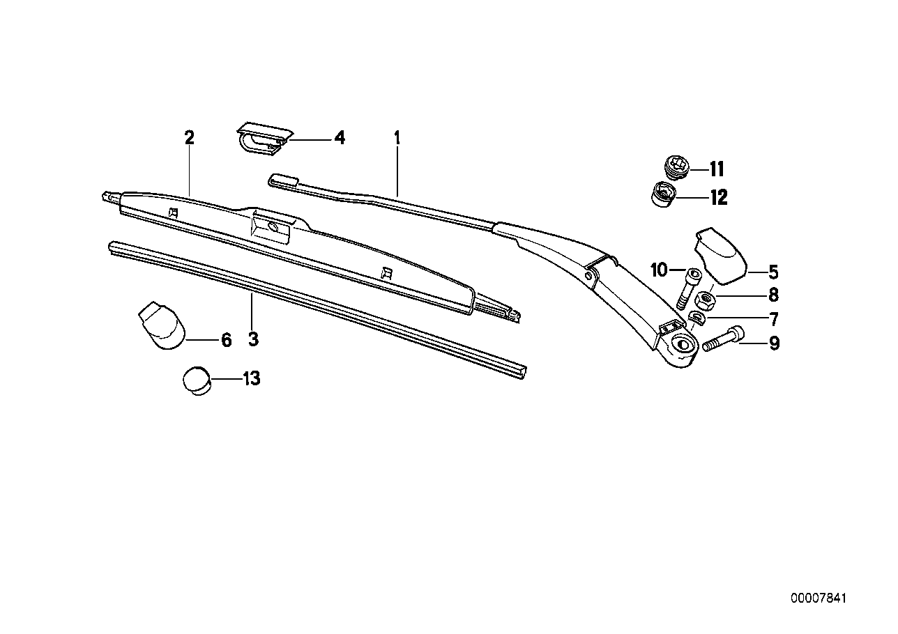 BMW 61 61 8 217 706 - Wiper Blade www.autospares.lv