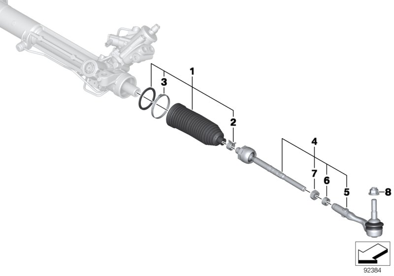 BMW 32 10 6 777 479* - Tie Rod www.autospares.lv