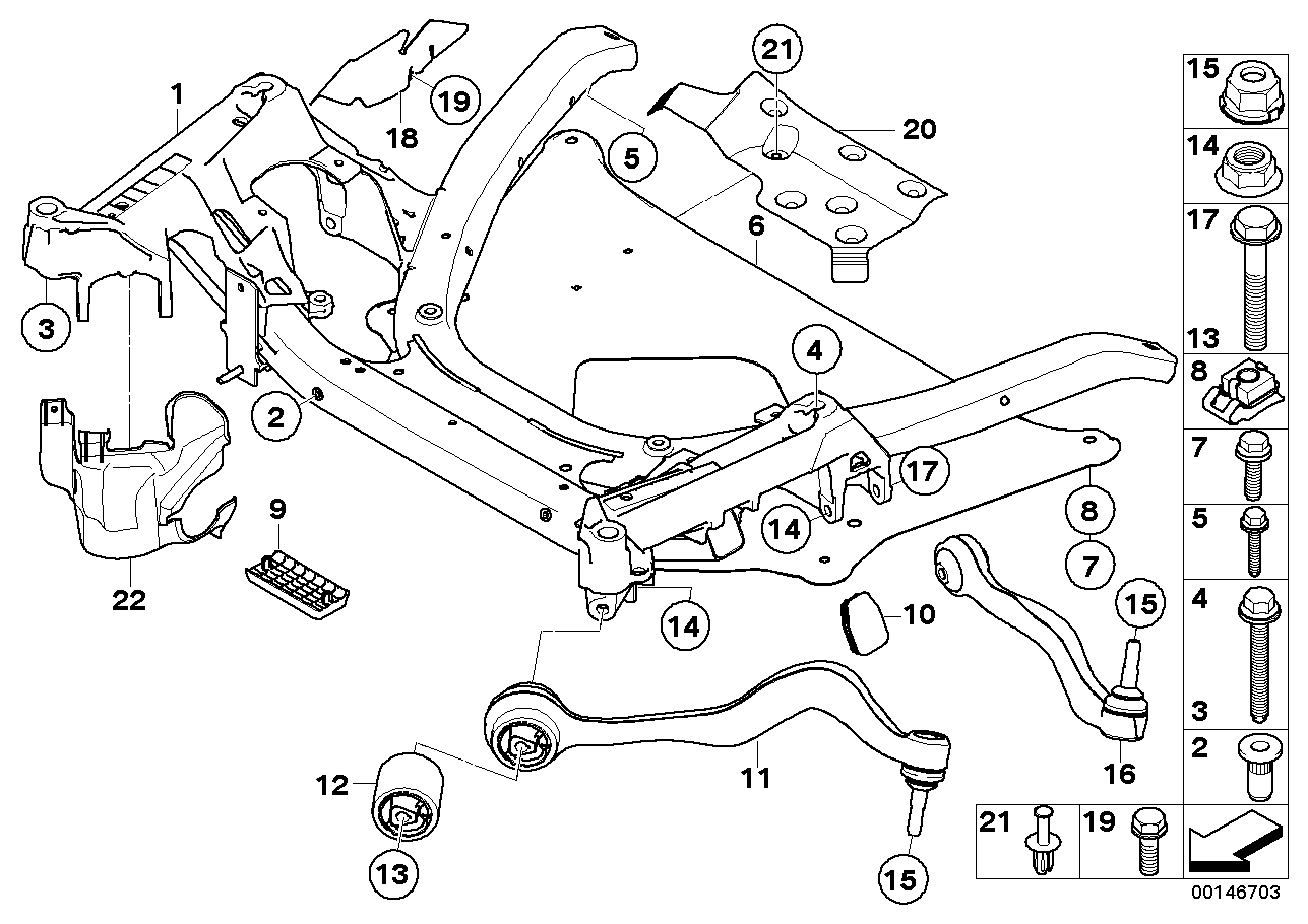 BMW 31 10 2 348 046 - Neatkarīgās balstiekārtas svira, Riteņa piekare autospares.lv