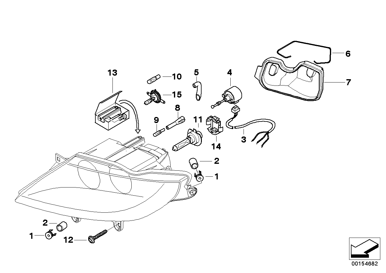 Mini 63 21 7 160 781 - Kvēlspuldze, Lukturis ar automātisko stabilizācijas sistēmu autospares.lv