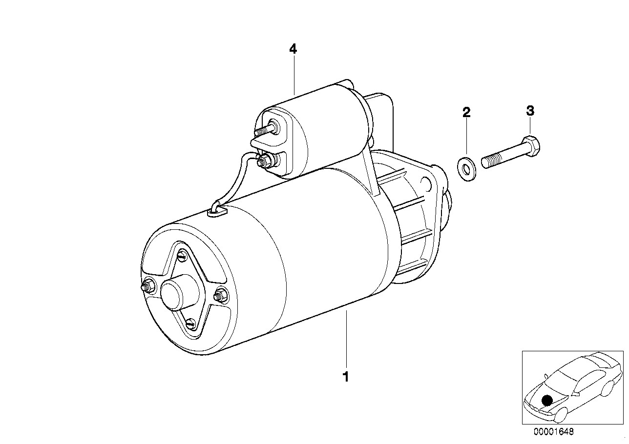 BMW 12 41 7 785 691 - Starter www.autospares.lv