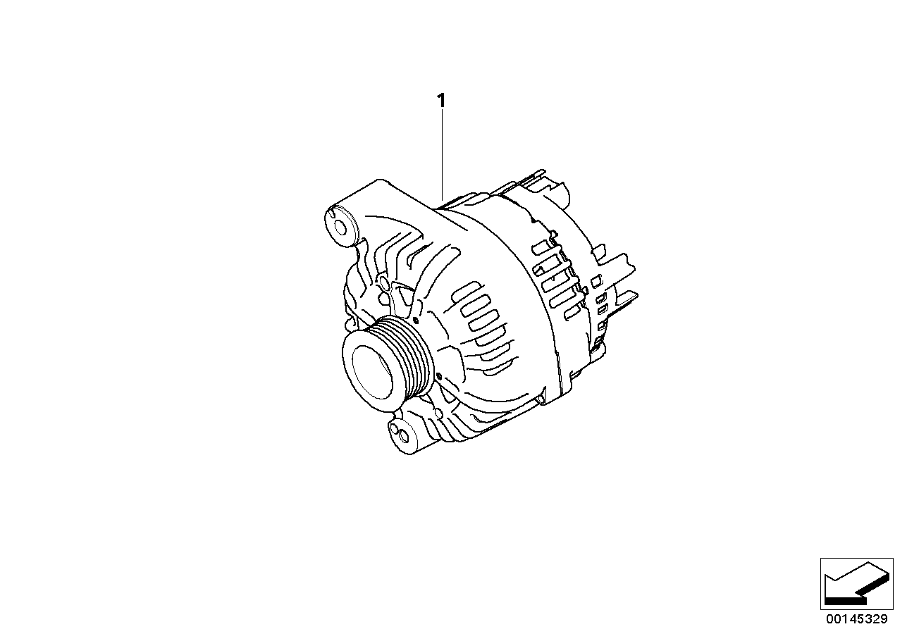 BMW 12318517261 - Ģenerators www.autospares.lv