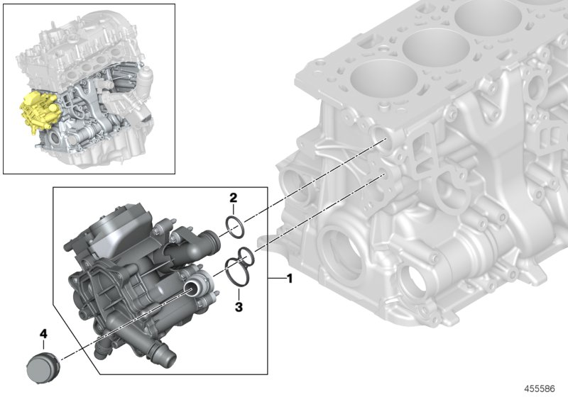 BMW 1153 7 644 811 - Termostats, Dzesēšanas šķidrums www.autospares.lv