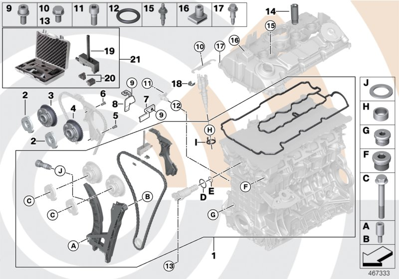 BMW 07129903027 - Timing Chain Kit www.autospares.lv