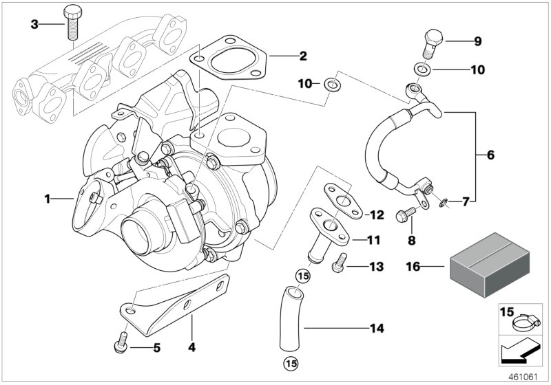 BMW 11657798055 - Kompresors, Turbopūte www.autospares.lv