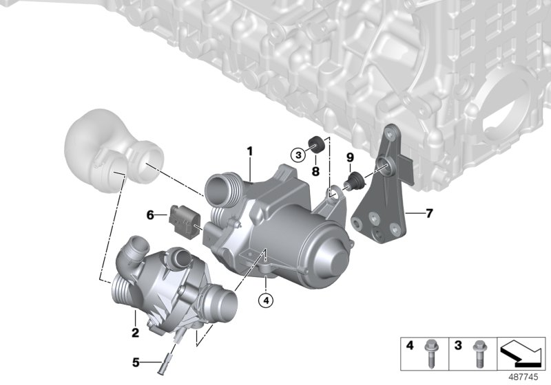 BMW 11 51 9 455 978 - Ūdenssūknis www.autospares.lv