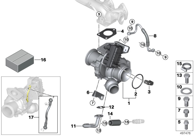 BMW 11658506722 - Турбина, компрессор www.autospares.lv