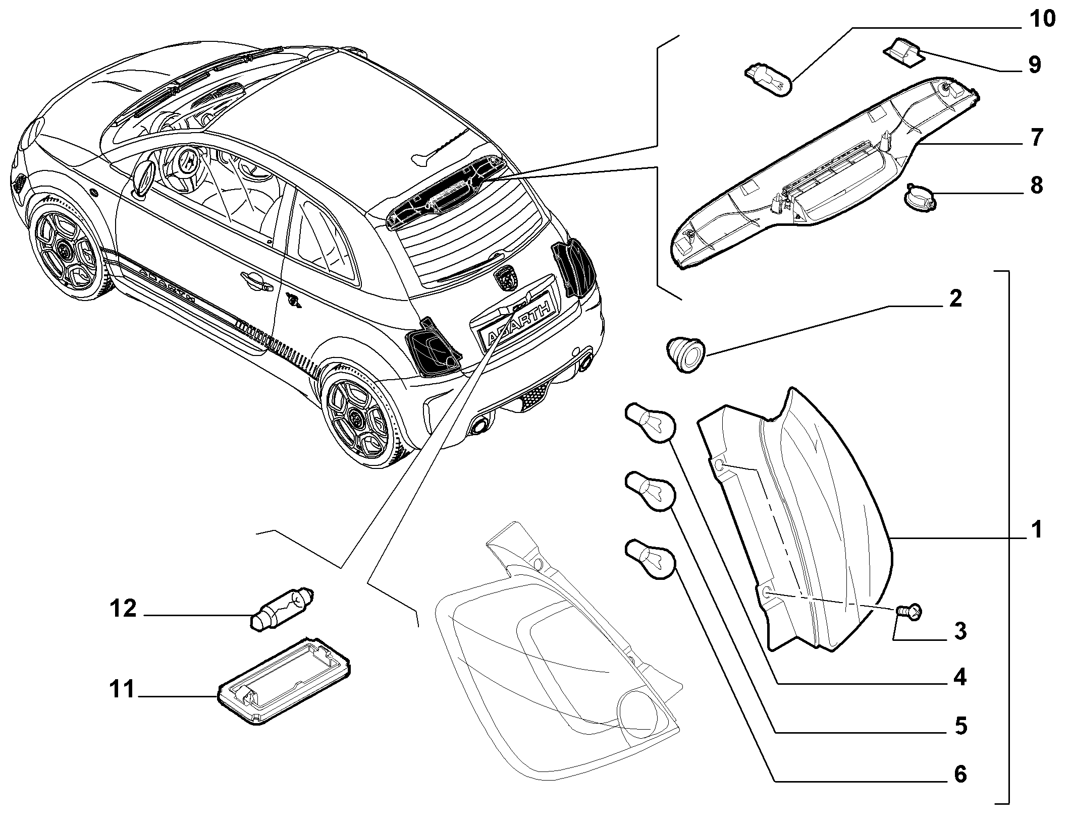 IVECO 10863090 - Лампа накаливания, освещение щитка приборов www.autospares.lv