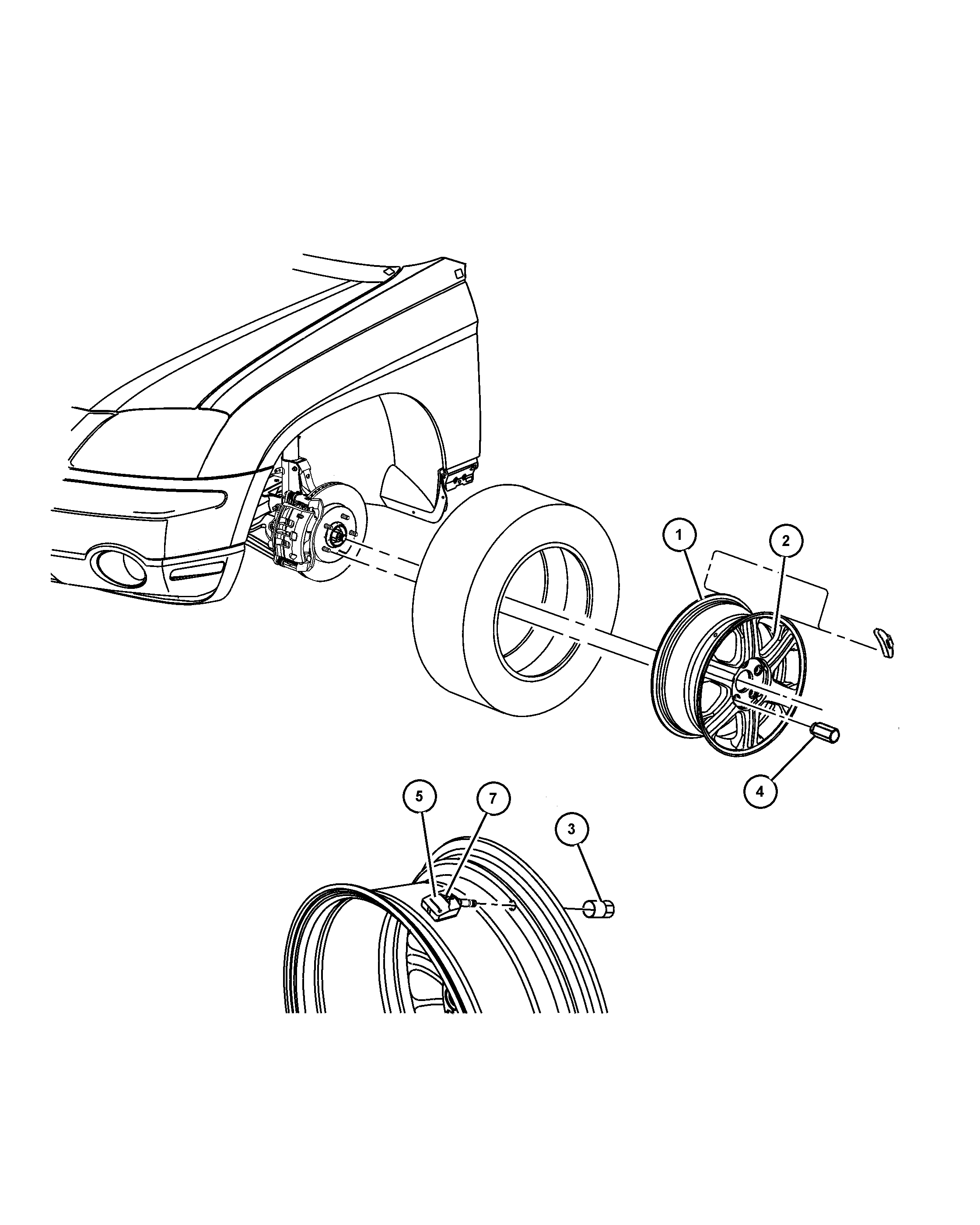 Chrysler 52088 990AC - Riteņu grieš. ātruma devējs, Riepu spiediena kontroles sist. autospares.lv