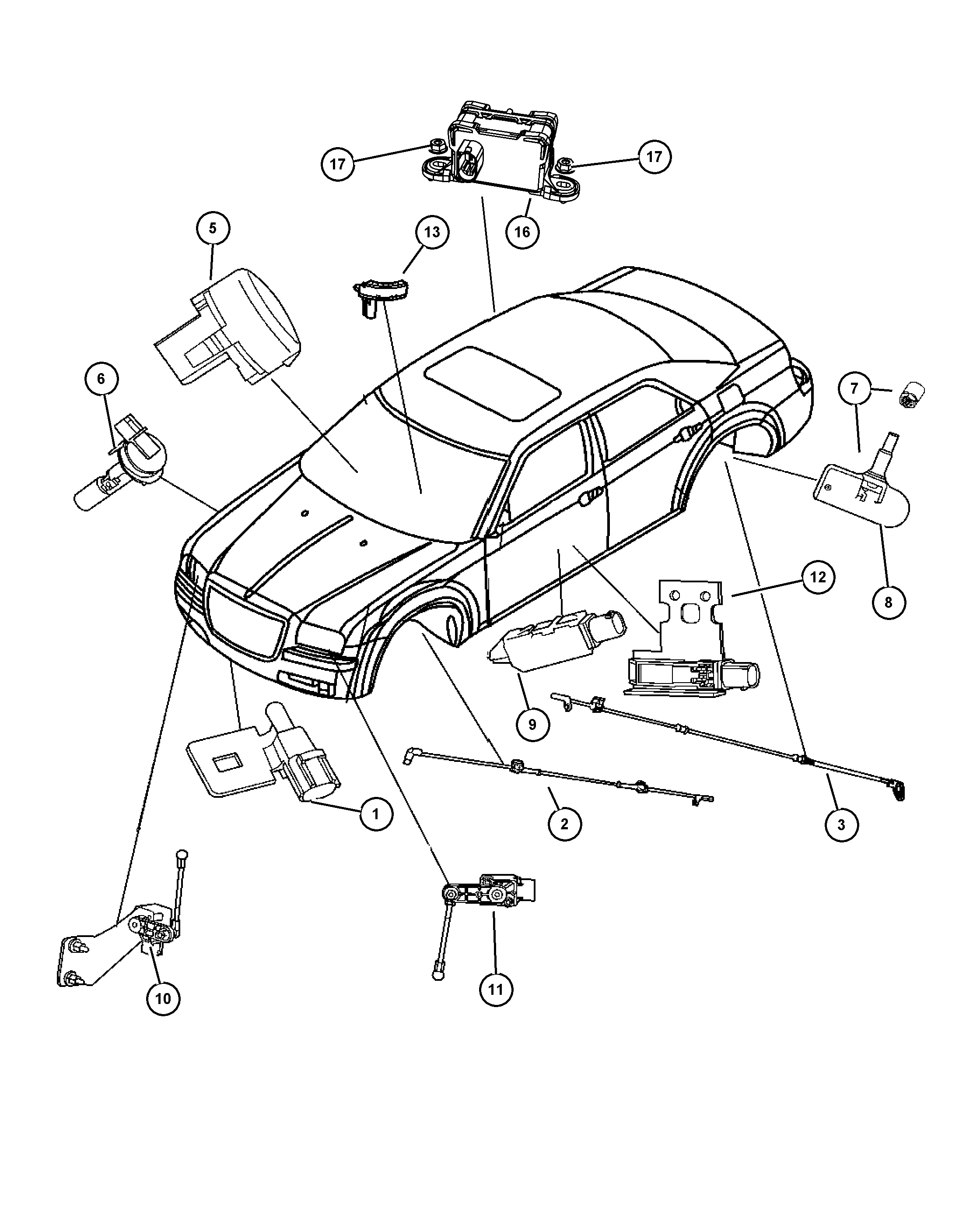 Chrysler 4779 456AA - Devējs, Riteņu griešanās ātrums www.autospares.lv