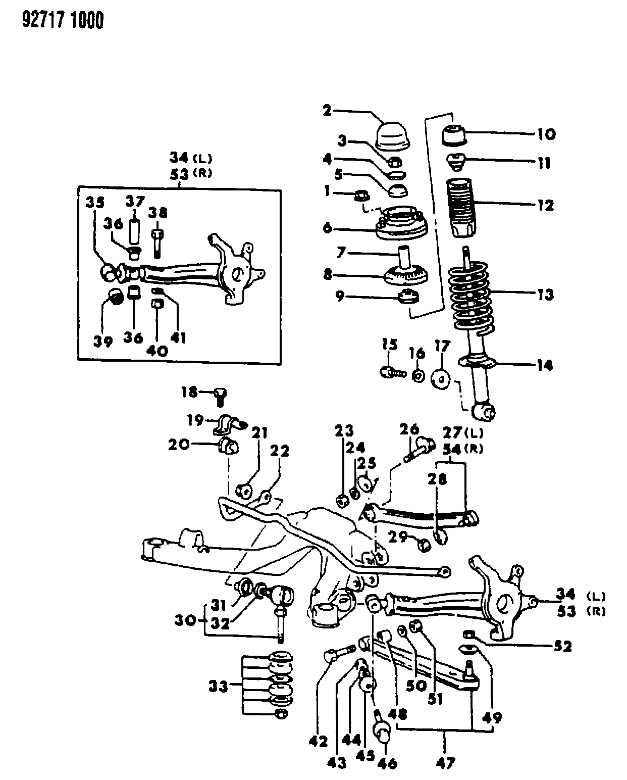 KIA MB33 8620 - Опора стойки амортизатора, подушка www.autospares.lv