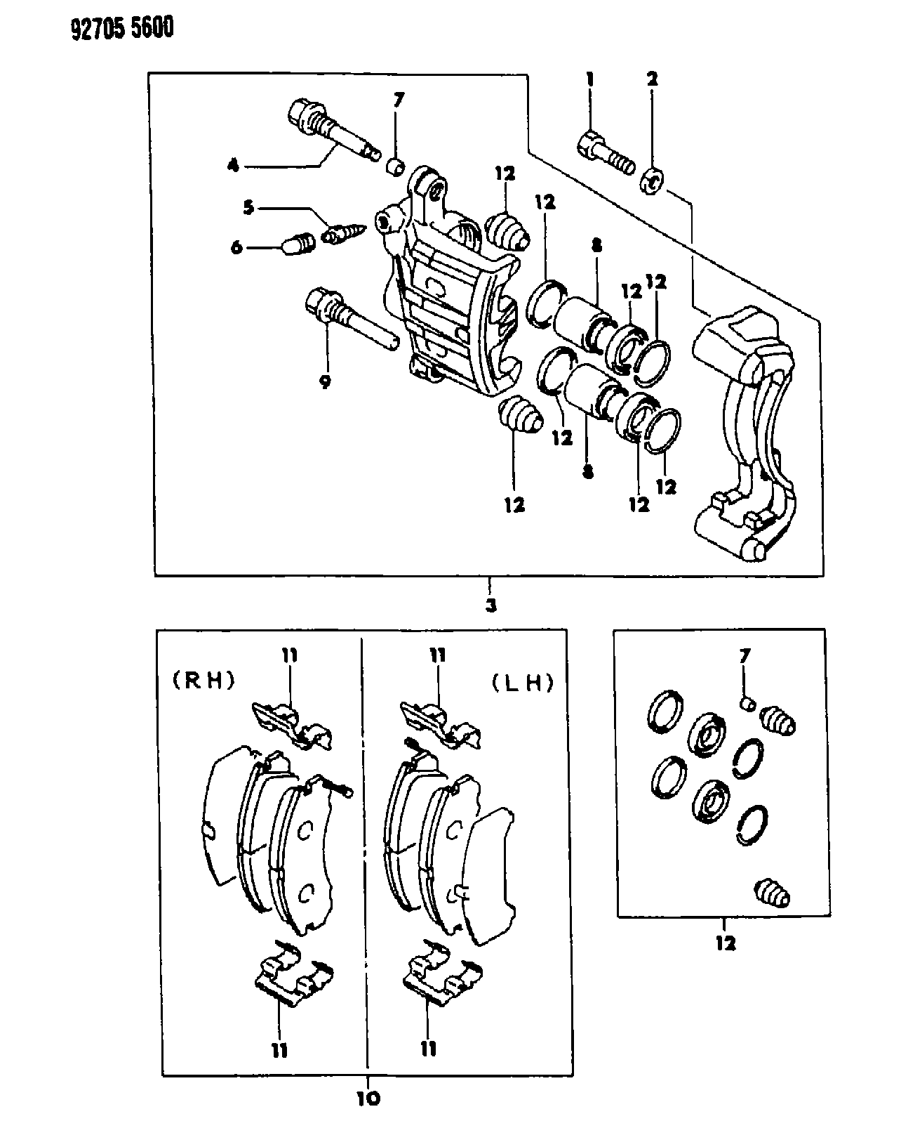 Hyundai MB85 8584 - Тормозные колодки, дисковые, комплект www.autospares.lv